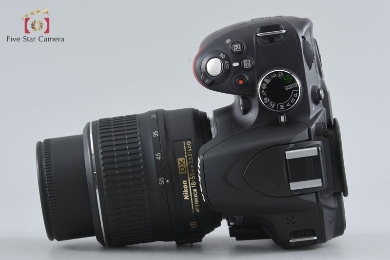 "Shutter count 1,951" Nikon D3200 Black 24.2 MP DSLR 18-55 VR Lens