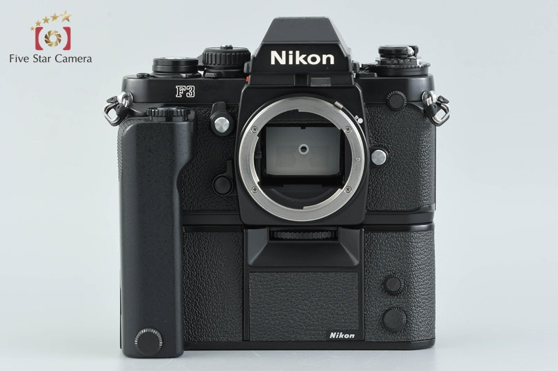 Nikon F3 Eye Level 35mm SLR Film Camera w/ MD-4 Motor Drive