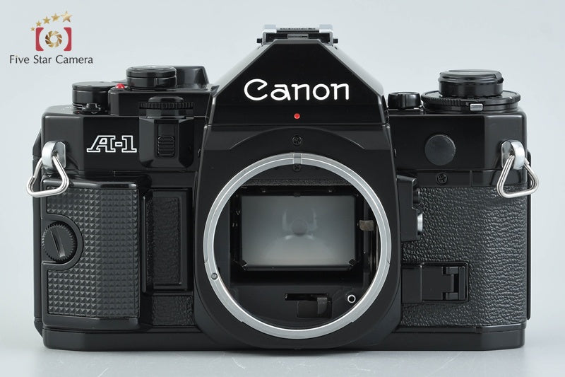 Canon A-1 Black 35mm SLR Film Camera + New FD 50mm f/1.4