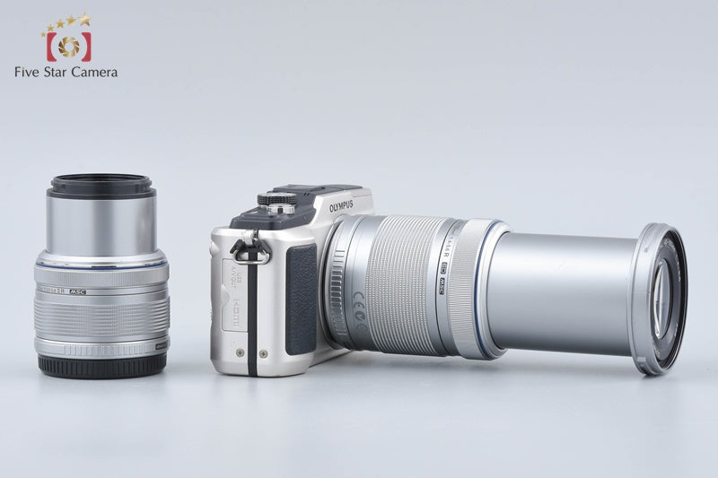 "Count 1,103" Olympus PEN Lite E-PL2 Champagne Gold 12.3 MP 14-42 40-150 Lenses