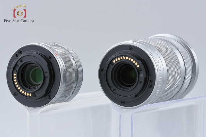 "Count 1,103" Olympus PEN Lite E-PL2 Champagne Gold 12.3 MP 14-42 40-150 Lenses