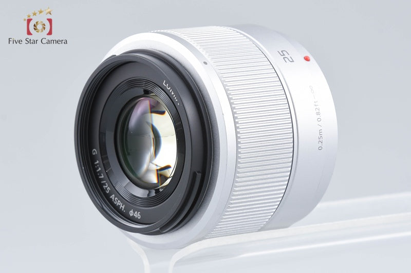 Panasonic LUMIX G 25mm f/1.7 ASPH. H-H025 Silver