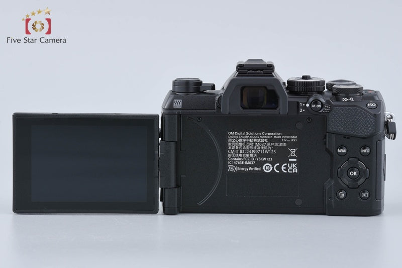 OM SYSTEM OLYMPUS OM-5 Mark II Black 20.4 MP 12-45 Lens [Japanese Language Only]