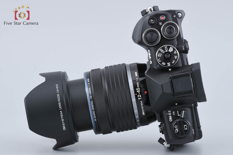 OM SYSTEM OLYMPUS OM-5 Mark II Black 20.4 MP 12-45 Lens [Japanese Language Only]