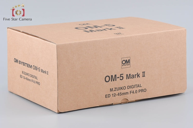 OM SYSTEM OLYMPUS OM-5 Mark II Black 20.4 MP 12-45 Lens [Japanese Language Only]