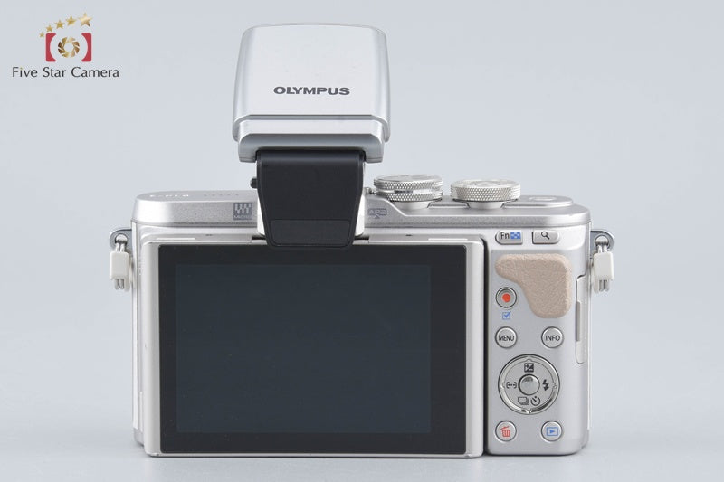 "Count 883" Olympus PEN E-PL8 White 16.1 MP Digital Mirrorless Camera w/ Box