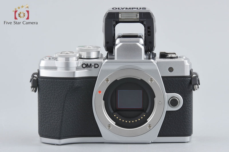 "Count 2,108" Olympus OM-D E-M10 Mark III Silver 16.1MP 14-42 40-150 Lens w/ Box