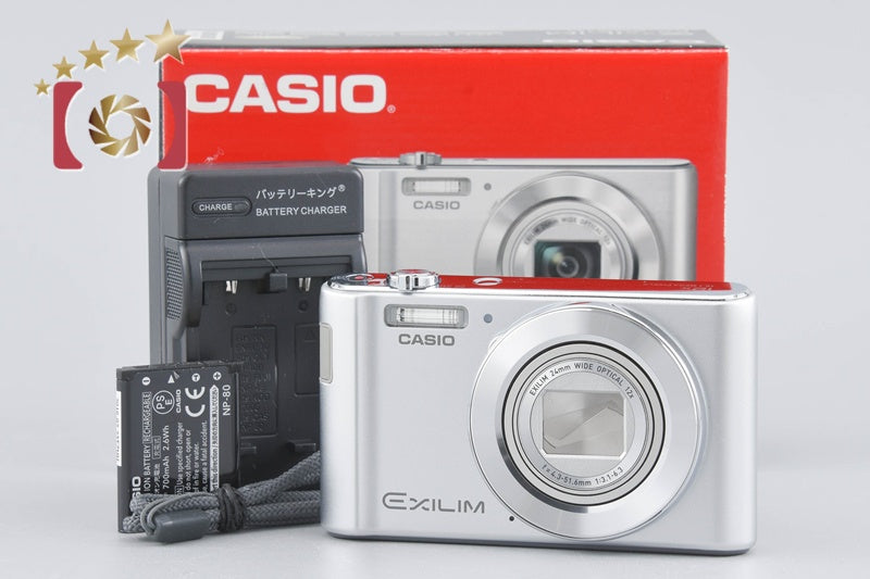 Casio EXILIM EX-ZS210 Silver 16.1 MP Digital Camera w/ Box