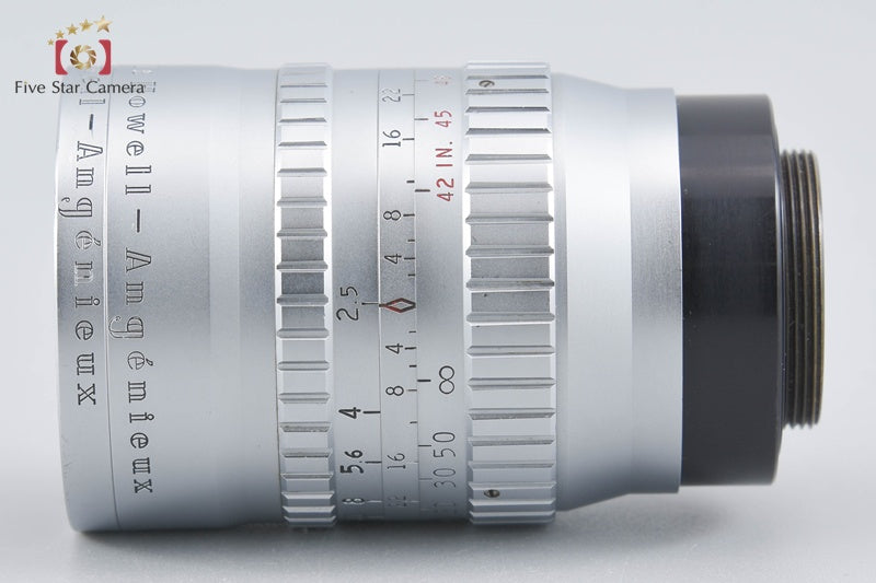Bell&Howell Angenieux 3inch 75mm f/2.5 Cine Lens C Mount