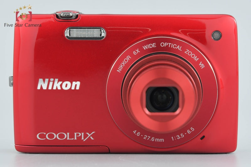 Nikon COOLPIX S4300 Glossy Red 16.2 MP Digital Camera