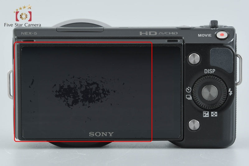 Sony α NEX-5 Black 14.2 MP 18-55 Lens [Japanese Language Only]