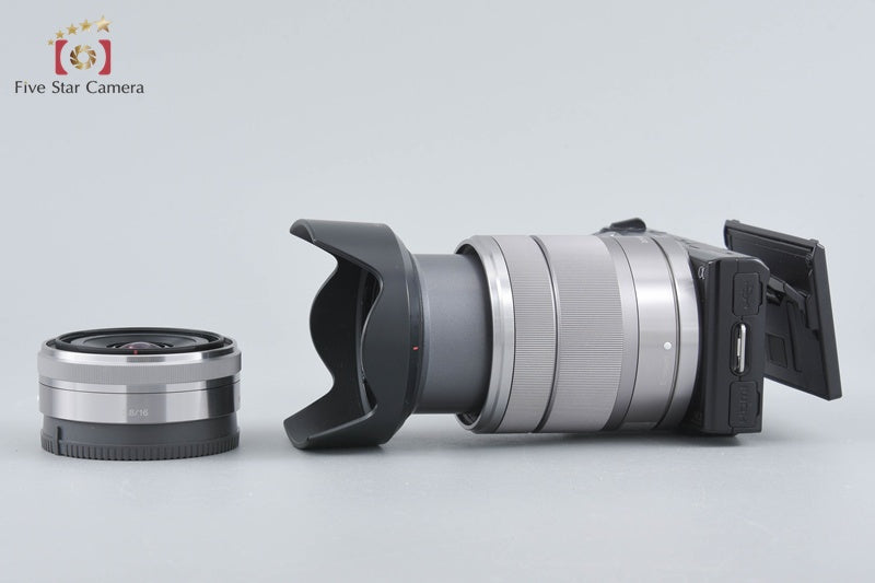Sony α NEX-5 Black 14.2 MP 18-55 Lenses w/ Box [Japanese Language Only]