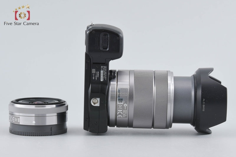 Sony α NEX-5 Black 14.2 MP 18-55 Lenses w/ Box [Japanese Language Only]