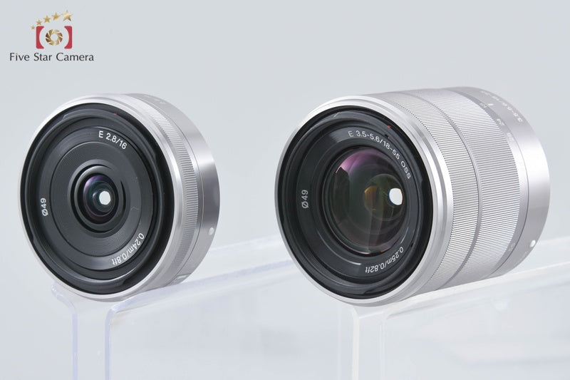 Sony α NEX-5 Black 14.2 MP 18-55 Lenses w/ Box [Japanese Language Only]