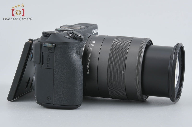 Canon EOS M3 Black 24.2 MP Digital Camera EF-M 18-55 IS STM Lens