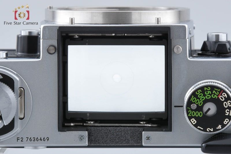 Nikon F2 Photomic Silver 35mm SLR Film Camera Body