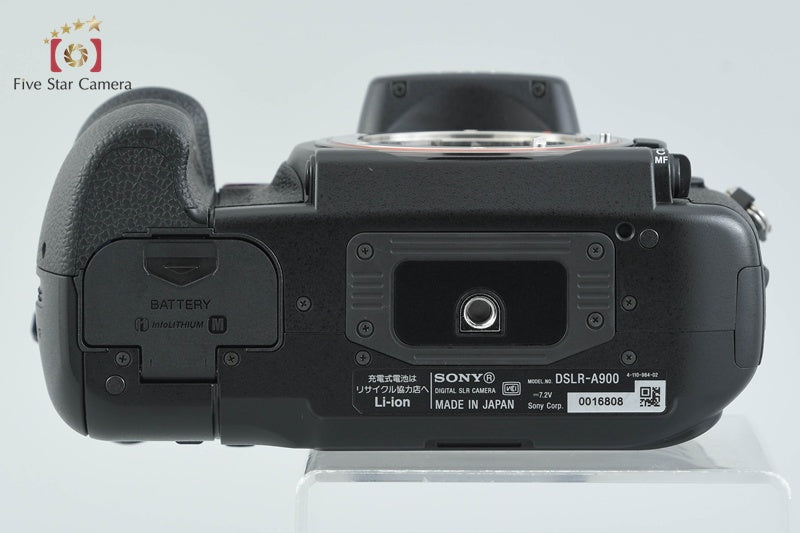 "Count 607" SONY DSLR-A900 24.6 MP Digital Camera [Japanese Language Only]