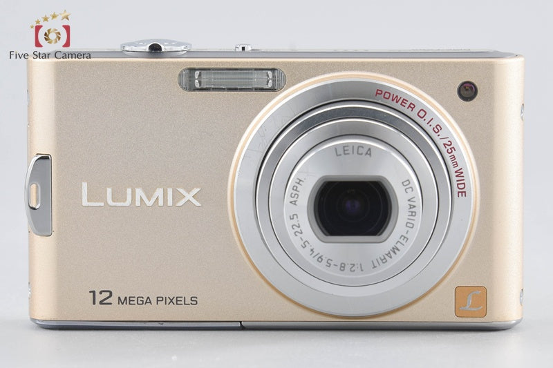 Panasonic LUMIX DMC-FX60 Gold 12.1 MP Digital Camera [Japanese Language Only]