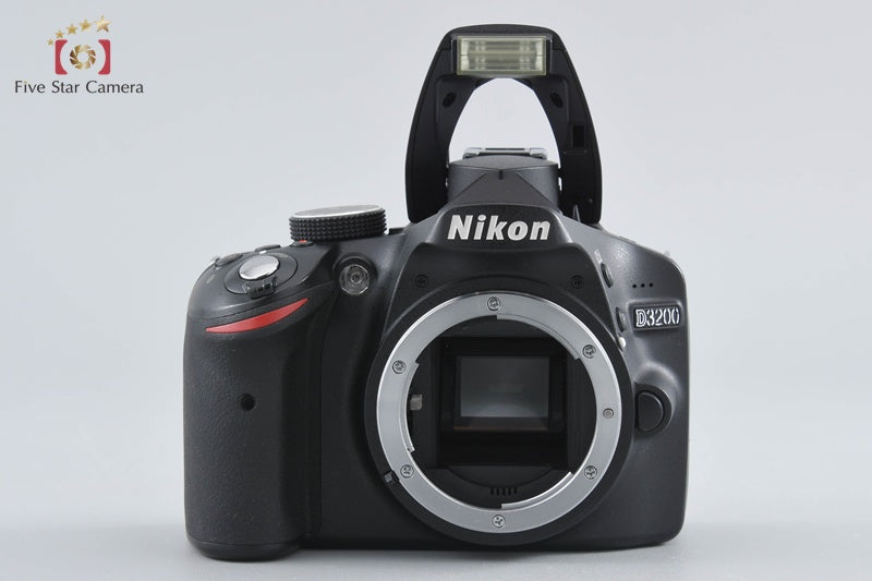 Nikon D3200 Black 24.2 MP DSLR 18-55 VR Lens w/ Box