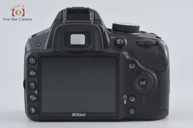 Nikon D3200 Black 24.2 MP DSLR 18-55 VR Lens w/ Box