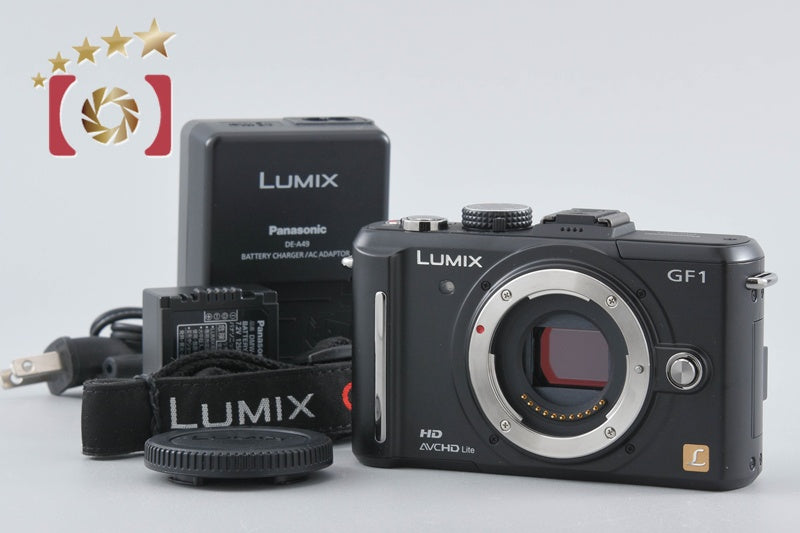 Panasonic LUMIX DMC-GF1 Black 12.1 MP Digital Camera [Japanese Language Only]