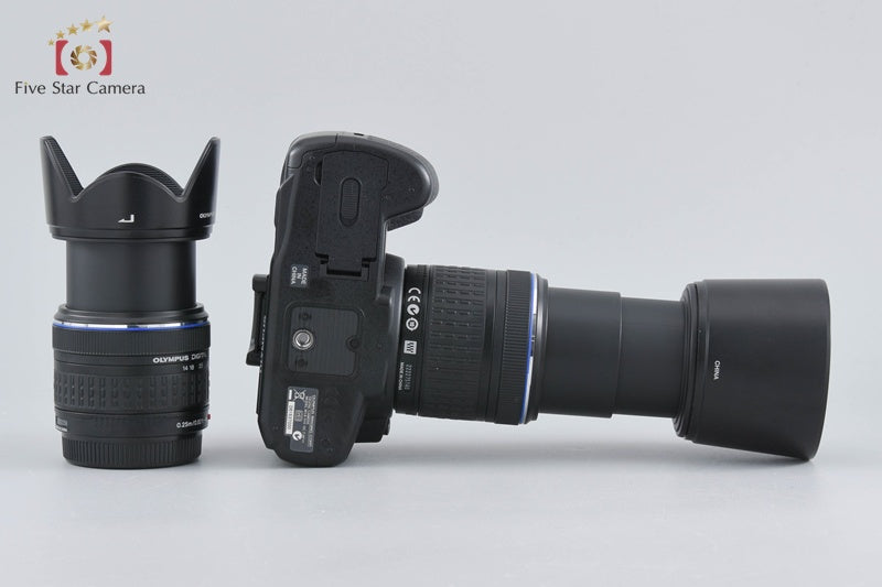 "Count 561" Olympus E-510 10.0 MP Digital SLR Camera 14-42 40-150 Lenses w/ Box