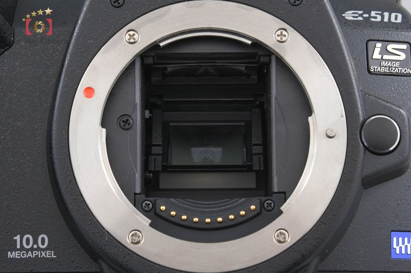 "Count 561" Olympus E-510 10.0 MP Digital SLR Camera 14-42 40-150 Lenses w/ Box