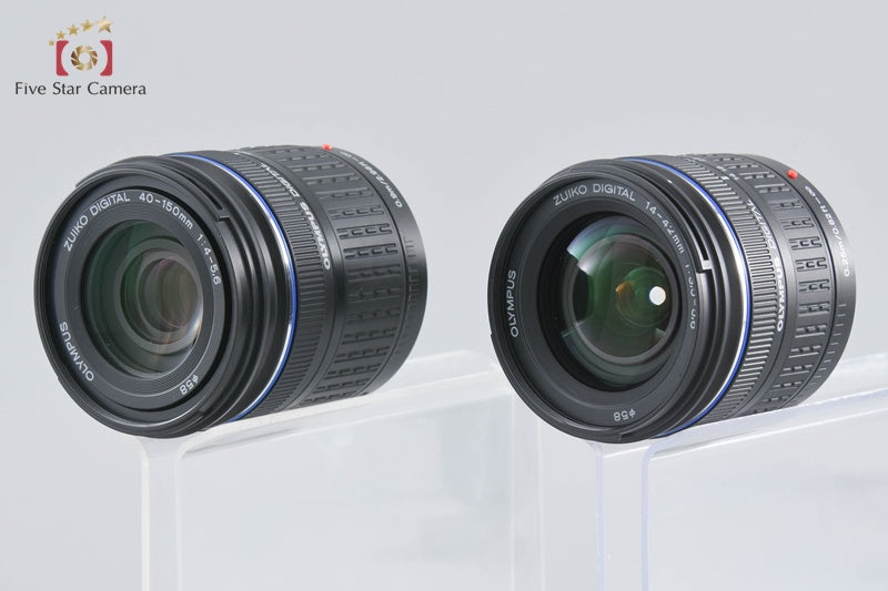 "Count 561" Olympus E-510 10.0 MP Digital SLR Camera 14-42 40-150 Lenses w/ Box