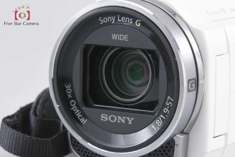 SONY HANDYCAM HDR-CX535 White Video Camera [Japanese Language Only]