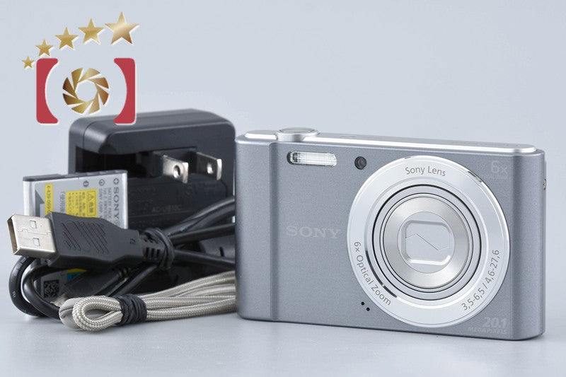 Sony Cyber-Shot DSC-W810 Silver 20.1 MP Digital Camera [Japanese Language Only]