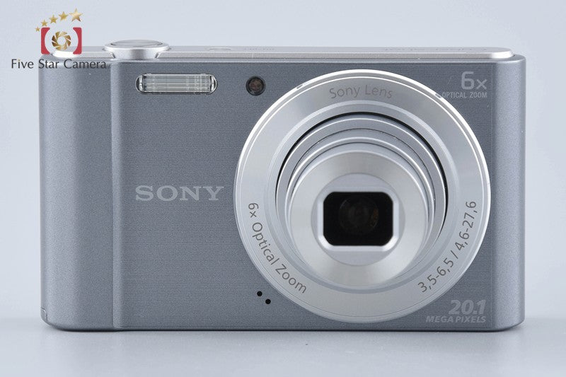 Sony Cyber-Shot DSC-W810 Silver 20.1 MP Digital Camera [Japanese Language Only]