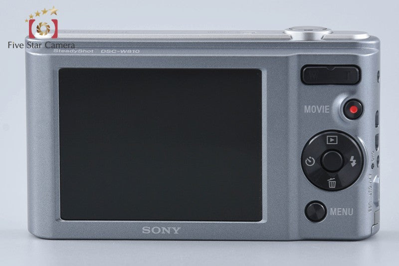 Sony Cyber-Shot DSC-W810 Silver 20.1 MP Digital Camera [Japanese Language Only]