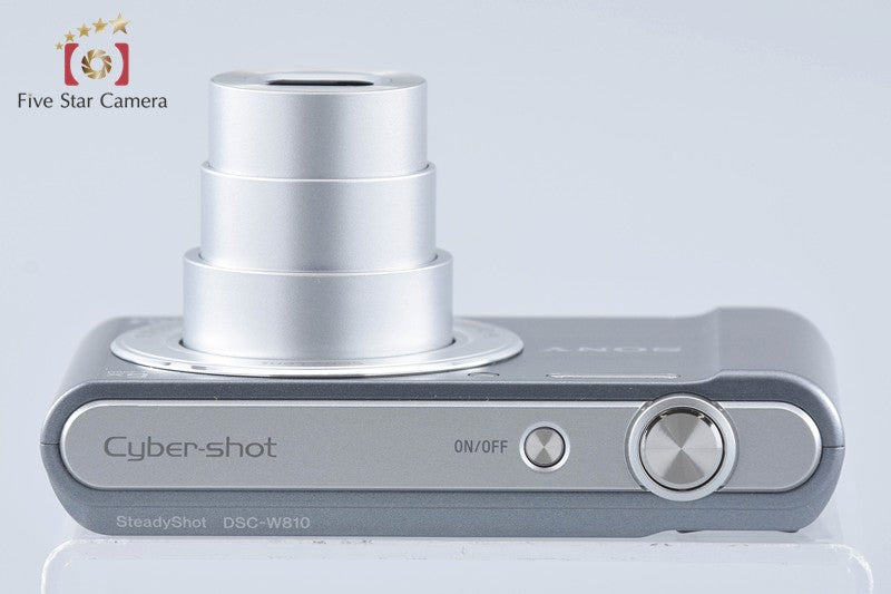Sony Cyber-Shot DSC-W810 Silver 20.1 MP Digital Camera [Japanese Language Only]