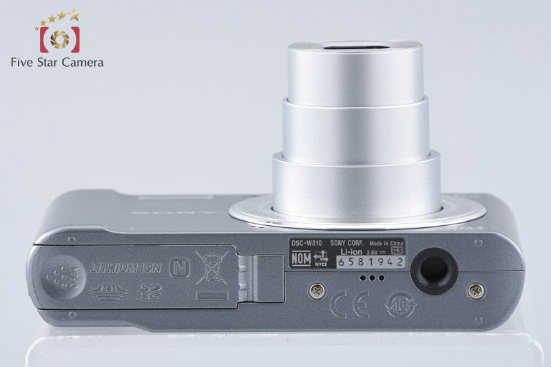 Sony Cyber-Shot DSC-W810 Silver 20.1 MP Digital Camera [Japanese Language Only]