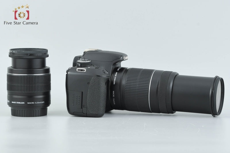 Canon EOS Kiss X5 / Rebel T3i / 600D 18.0 MP 18-55 55-250 Lenses