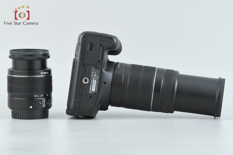 Canon EOS Kiss X5 / Rebel T3i / 600D 18.0 MP 18-55 55-250 Lenses