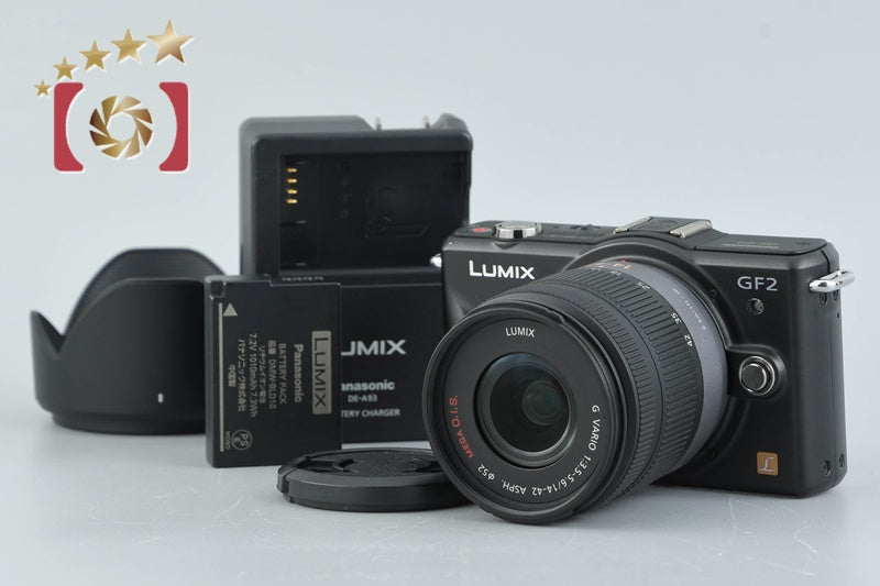 Panasonic LUMIX DMC-GF2 Black LUMIX G VARIO 14-42 Lens [Japanese Language Only]