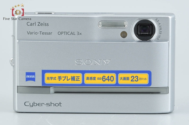 SONY Cyber-shot DSC-T9 Silver 6.0 MP Digital Camera [Japanese Language Only]