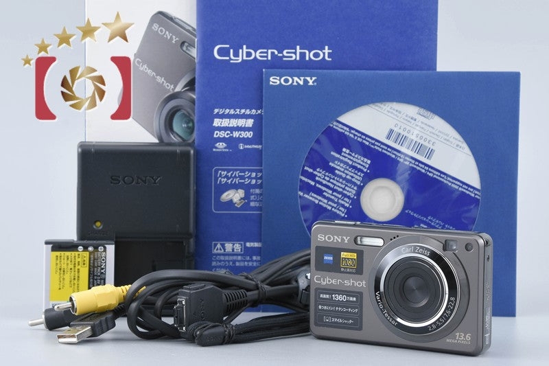 Sony Cyber-Shot DSC-W300 13.6 MP Digital Camera w/ Box [Japanese Language Only]
