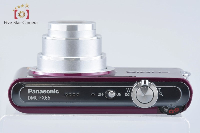 Panasonic LUMIX DMC-FX66 Violet 14.1 MP Digital Camera [Japanese Language Only]