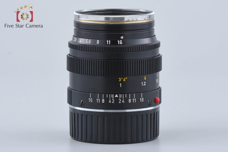 Leica SUMMILUX 50mm f/1.4 2nd Leica M Mount 2026.03 Overhauled!!