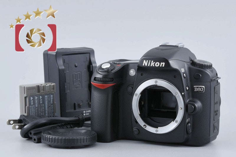 "Shutter count 3,418" Nikon D80 10.2 MP Digital SLR Camera Body