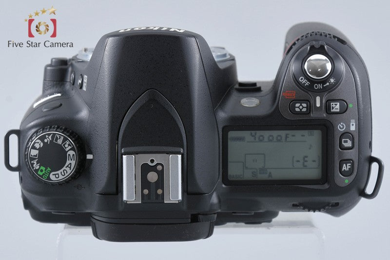 "Shutter count 3,418" Nikon D80 10.2 MP Digital SLR Camera Body