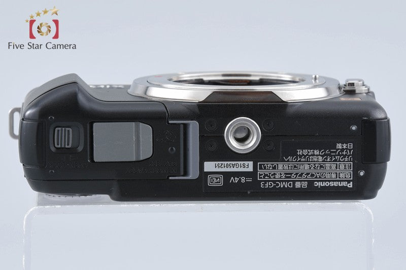 Panasonic LUMIX DMC-GF3 Black 12.1 MP Digital Camera [Japanese Language Only]