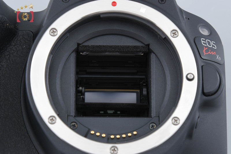 "Count 5,986" Canon EOS Kiss X9 / Rebel SL2 / 200D Black 24.2 MP DSLR 18-55 Lens