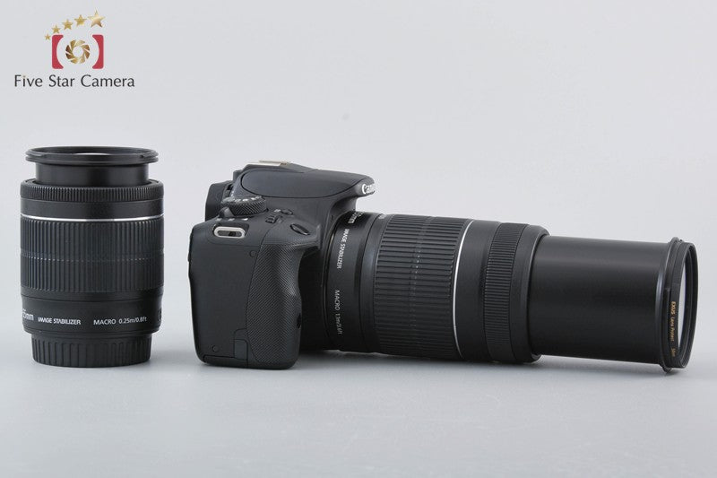 Canon EOS Kiss X7 / Rebel SL1 / 100D 18.0 MP DSLR 18-55 55-250 Lenses w/ Box