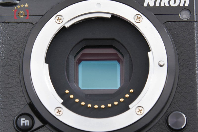 "Count 4,297" Nikon 1 J5 Black 20.8 MP Digital Camera + 1 NIKKOR 18.5mm f/1.8