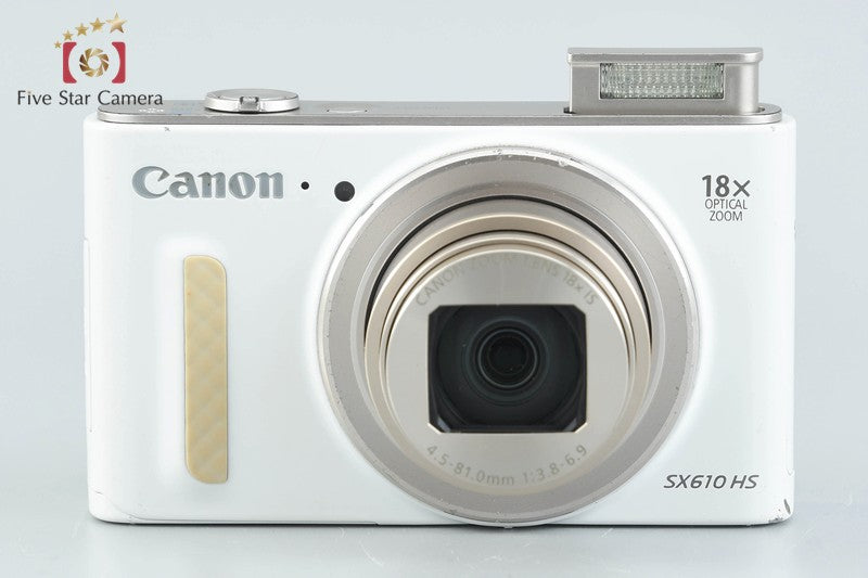 Canon PowerShot SX610 HS White 20.2 MP Digital Camera