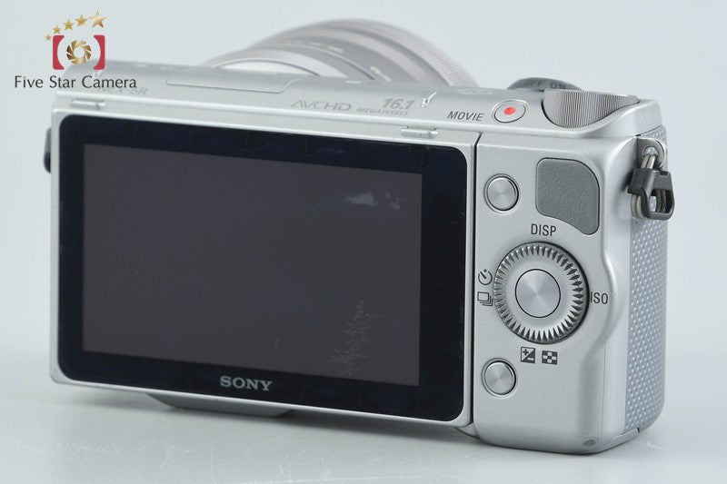 "Count 3,802" Sony α NEX-5R Silver 16.1 MP 16-50 Lens [Japanese Language Only]