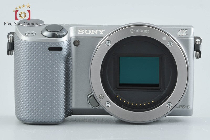 "Count 3,802" Sony α NEX-5R Silver 16.1 MP 16-50 Lens [Japanese Language Only]